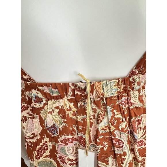 HOUSE OF HARLOW 1960 Tiered Smocked Back  Cottage Boho Maxi Dress  XS NEW - Picture 10 of 10